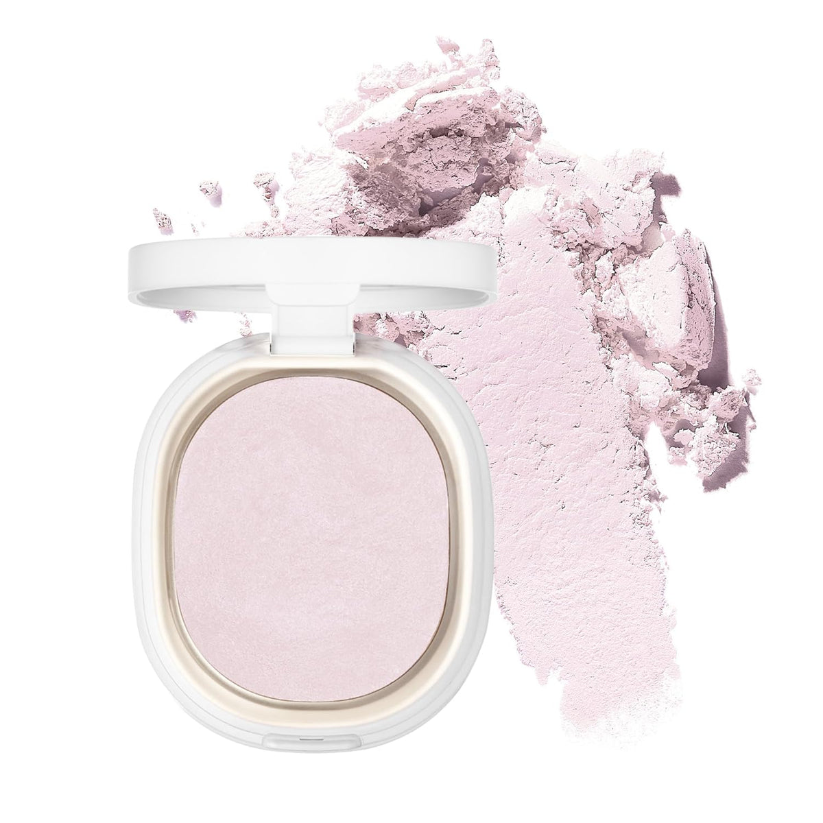 BAKED POWDER 002 LIGHT PINK, Terra-Cotta Facial Powder, Crease-free, Smudge Free & Weightless Setting powder (6.2g, 0.014 oz.)