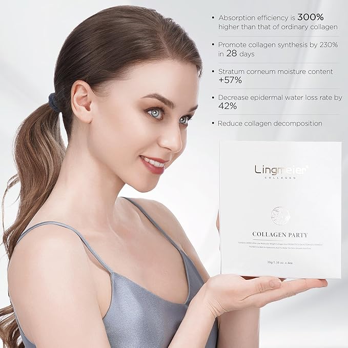 Collagen Face Mask - 80,000ppm Marine Hydrolyzed Collagen & Hyaluronic Acid | Overnight Hydration Gel Sheet for Deep Moisture | Gentle Formula, Safe for Sensitive Skin