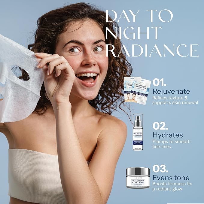 Hyaluronic Acid Regimen - Hydrating, Anti-Aging, Moisture Retention, Firming Skin - Clean Beauty, Natural Ingredients, Cruelty-Free Korean Skin Care for All Skin Types - Set of 3