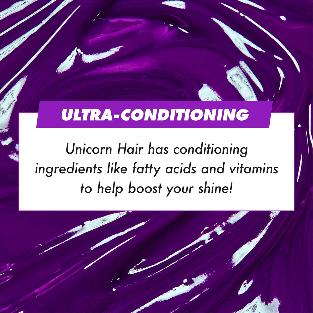 Lime Crime Unicorn Hair Dye Full Coverage, Genie (Deep Violet Purple) - Damage-Free Semi-Permanent Hair Color Conditions & Moisturizes - Temporary Hair Tint Kit Has A Sugary Citrus Vanilla Scent