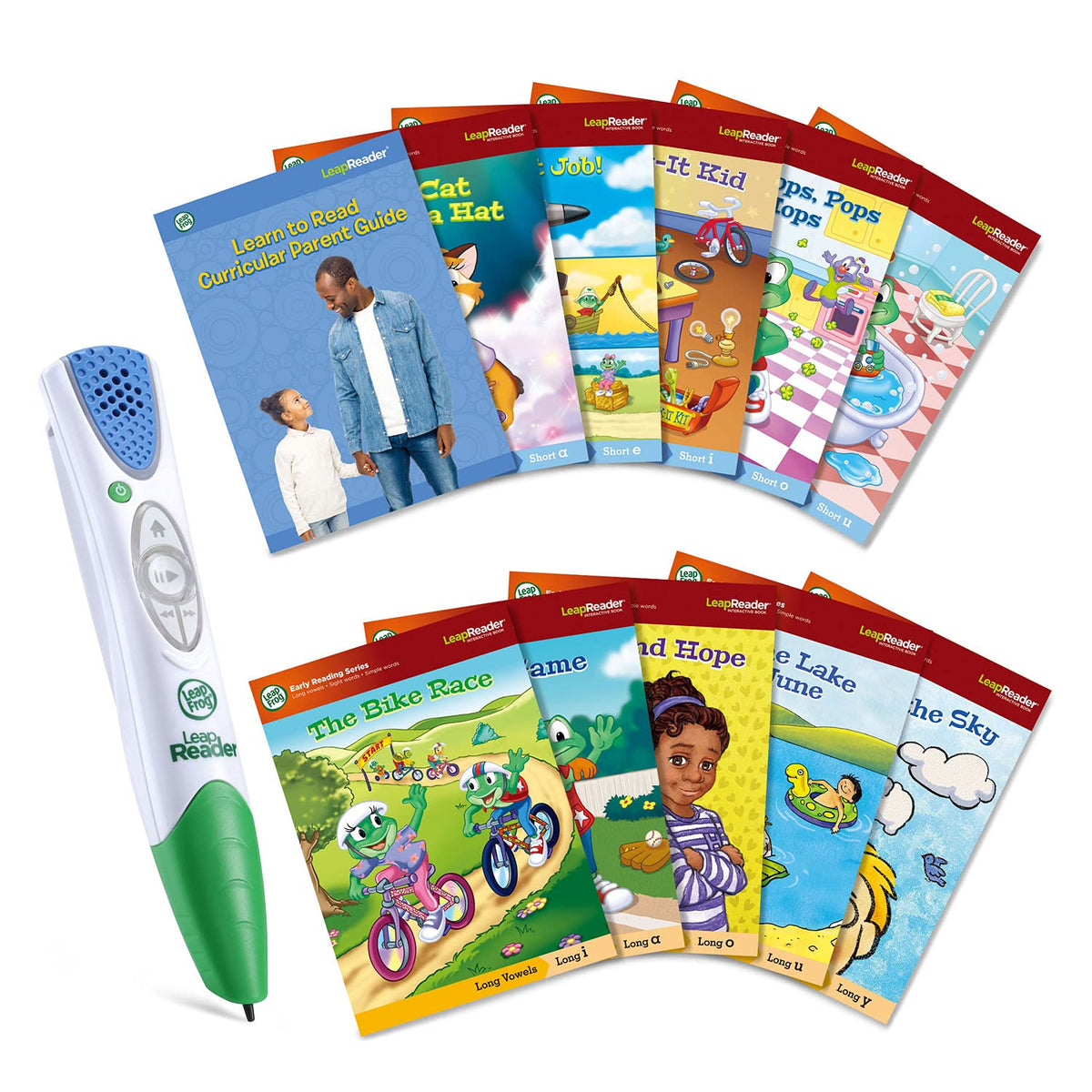 LeapFrog LeapReader System Learn to Read 10 Book Bundle