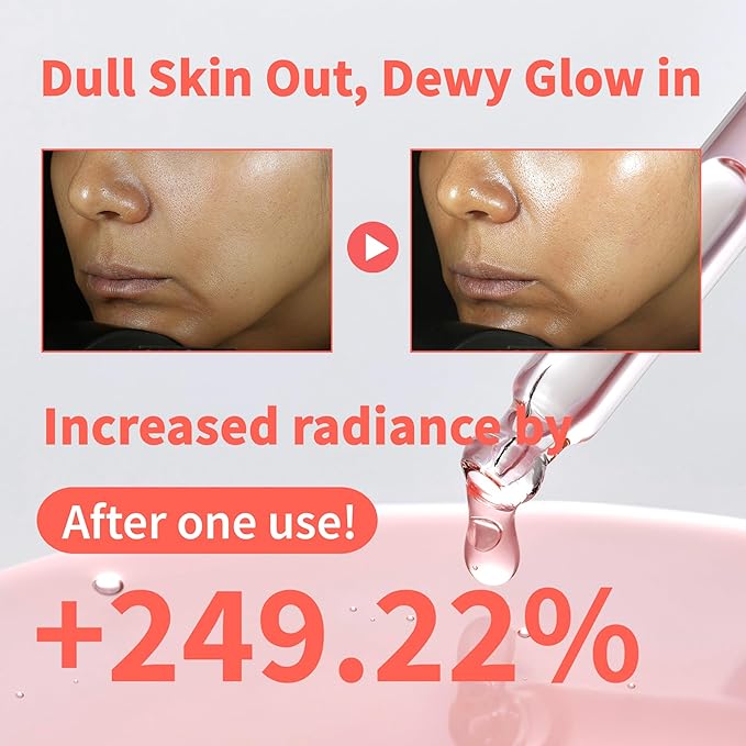 Strawbby Glow Serum - Brightening & Hydrating Korean Dark Spot Corrector Skincare with Fermented Strawberry Juice, Niacinamide 5%, Panthenol 3% and Centella Asiatica for Glass Skin, 30ml