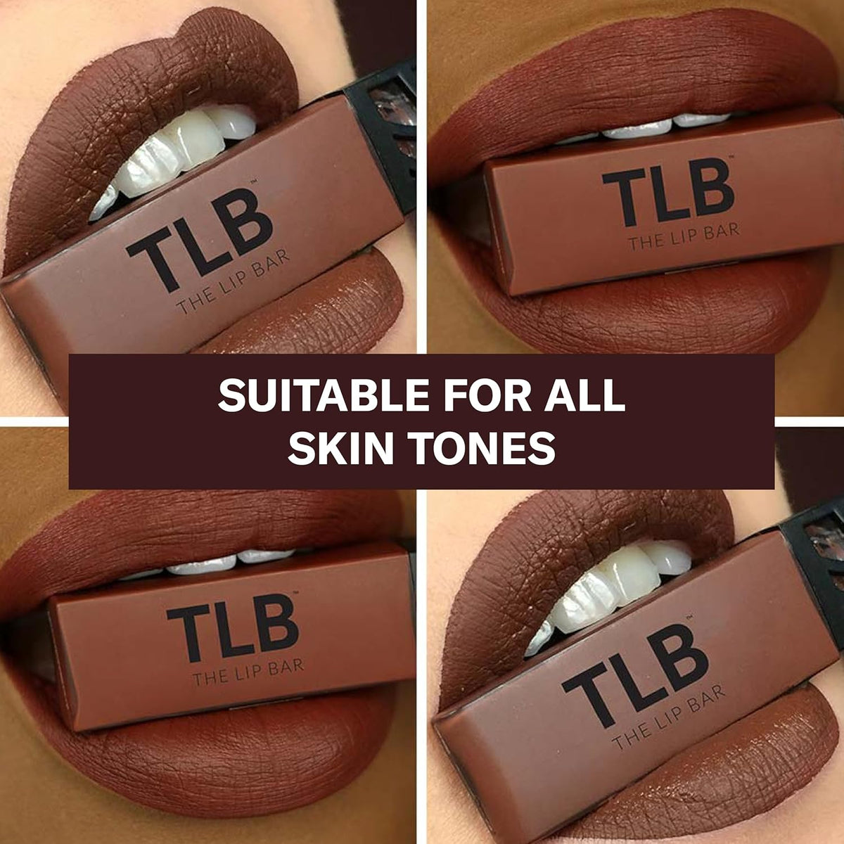 The Lip Bar - Nonstop Liquid Matte Lipstick, Savage (Chocolate Red-Brown) - High Pigment - One Swipe - Long Lasting - Jojoba Oil & Vitamin E - Vegan & Cruelty Free - Makeup & Cosmetics - .24 fl oz