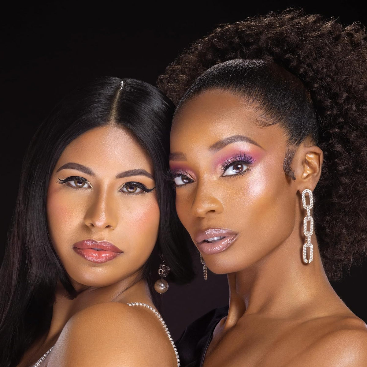 Black Radiance Eyeshadow Palette w/Applicators & Mirror 8810 Moroccan Mix, Beige, Blue, Brown, Red Brown