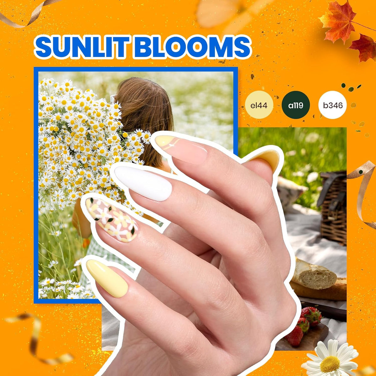 Beetles Gel Nail Polish Kit with U V Light - 53 Pcs Emotional Spectrum Pro 32 Colors Gel Nail Kit with Base &Matte &Glossy Top Coat and Tools Decoration Manicure Set Soak Off Gifts for Women Girls