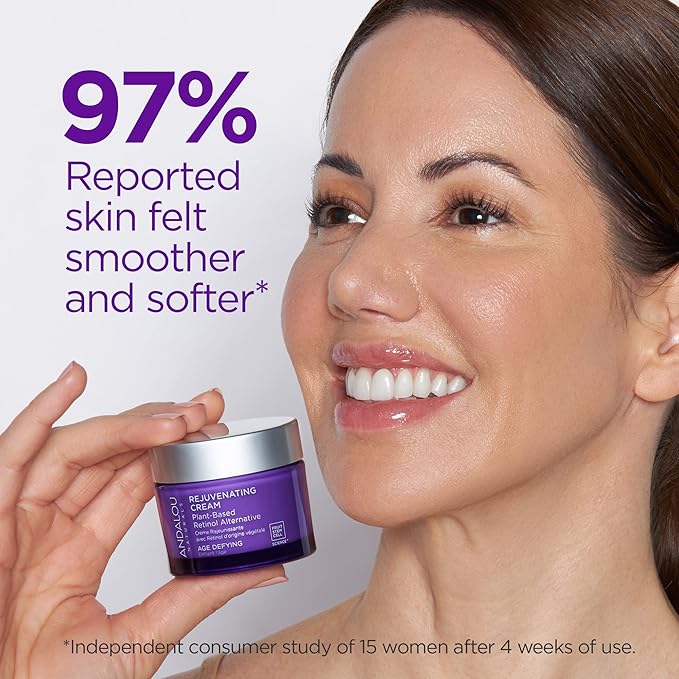 Andalou Naturals Rejuvenating Plant Based Cream, 1 Ounce