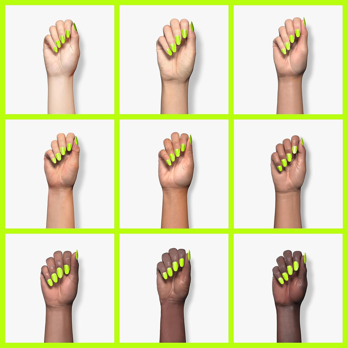 Beetles Neon Yellow Gel Nail Polish, Bright Yellow Lala Lime Color Neon Gel Polish Halloween Soak Off Uv Led Nail Lamp Gifts for Women -Size: 15 ml/Each