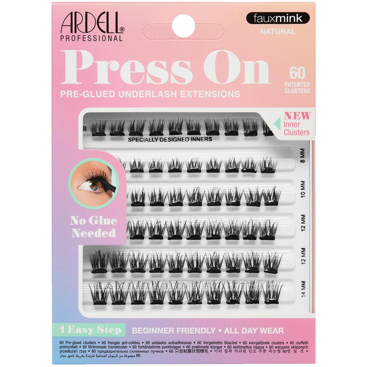 Ardell Press On Fauxmink Natural 60 ct