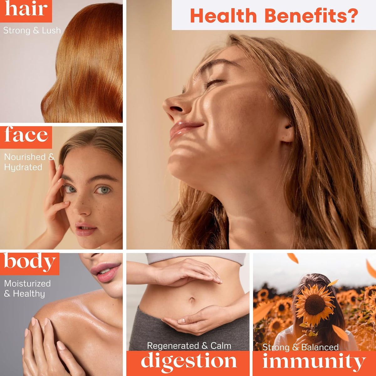 Sea Buckthorn Oil Organic - 2 fl oz Cold-Pressed Sea Buckthorn Berry Oil - Seabuckthorn Oil for Face and Organic Sea Buckthorn Oil Supplement