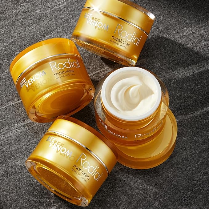 Rodial Bee Venom Moisturiser Cream Deluxe 0.5fl.oz - Intense Face Cream to Restore Skin Elasticity and Firmness - Anti-Aging Formula - Juvinity for Collagen Production Boost - Long Lasting Hydration