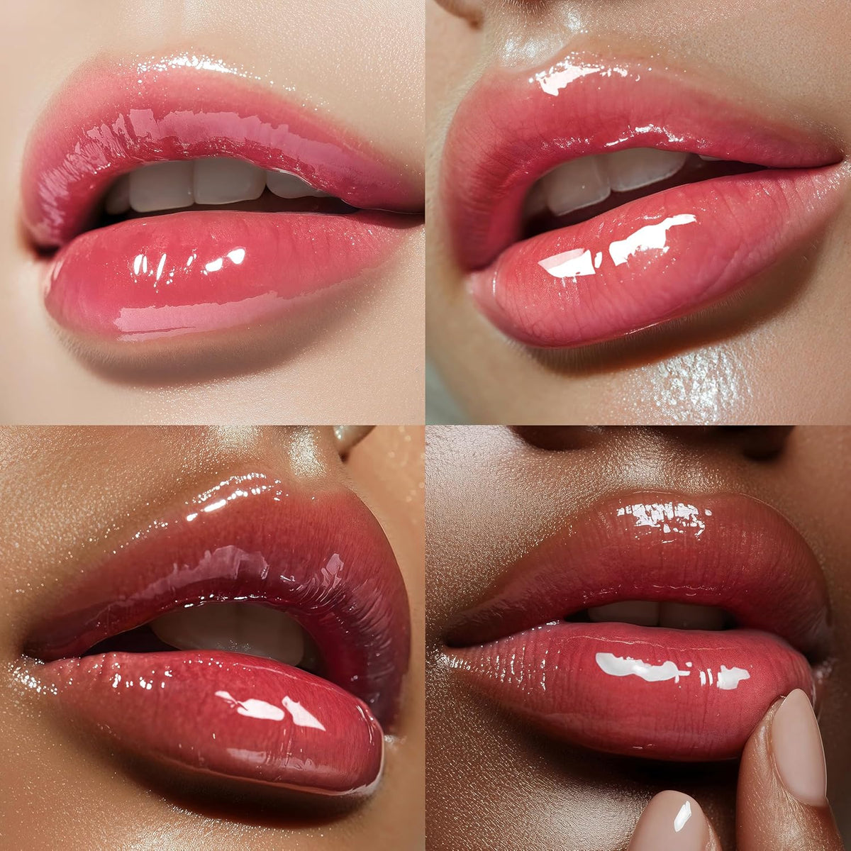 Espoir Couture Lip Tint Glaze #8 Petal Punch 0.14oz | Volumizing Lip Stain with Syrupy Shine | Long-Lasting & Vibrant Color for Radiant Lip Look | Moisturizing & Glossy Lip Tint | Korean Lip Makeup