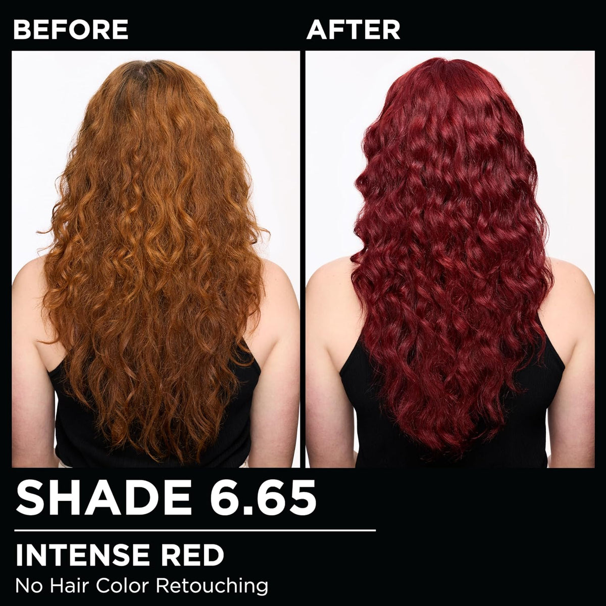 Garnier Olia Hair Color, Oil Powered Ammonia Free Permanent Hair Dye for Long-Lasting Color, 6.65 Intense Red, 2 Dye Kits