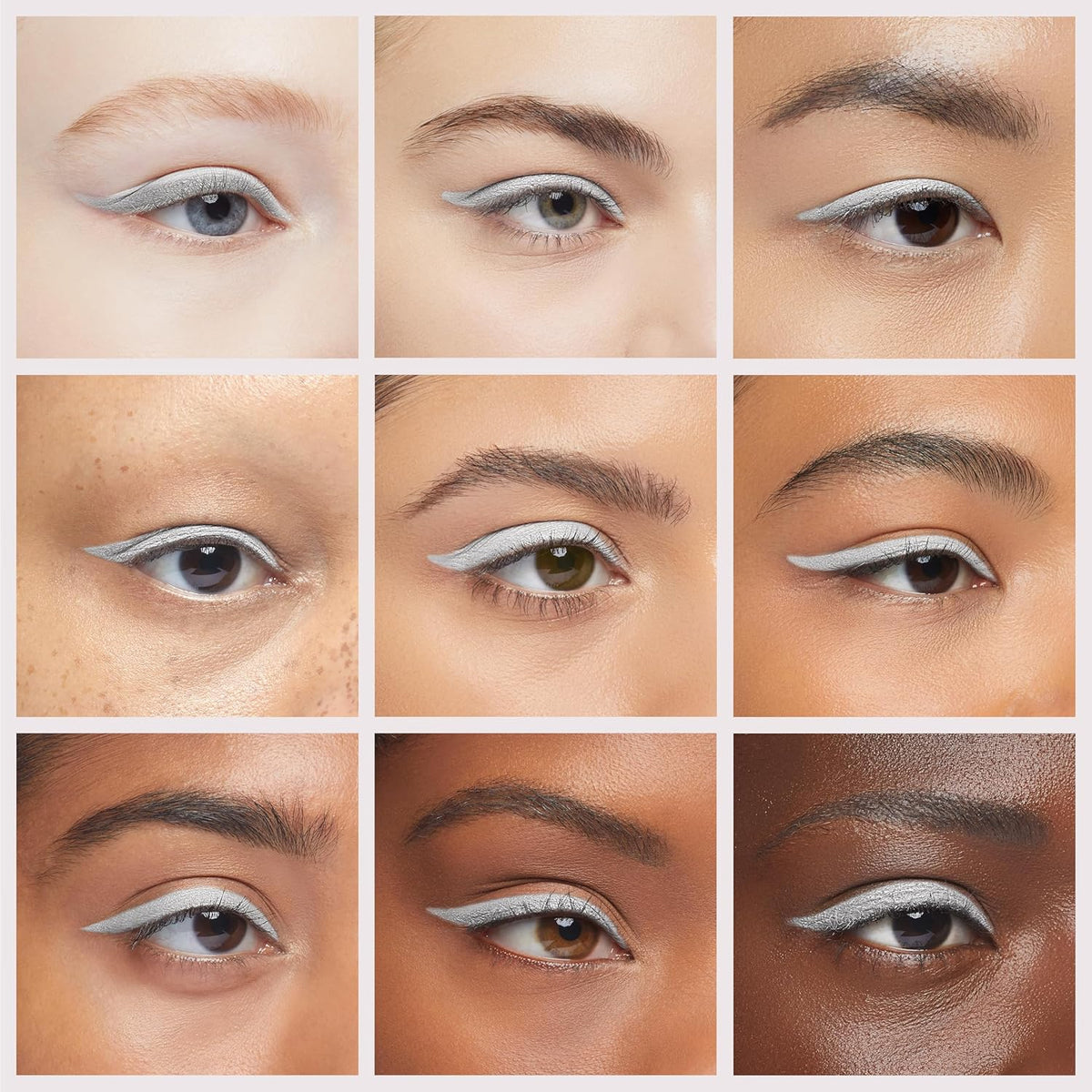 Erinde White Gel Eyeliner, Waterproof Cream Eyeliner Gel Pot, High-Intensity Pigments Long Lasting Smudge-Proof Eye Liner Eyebrow Makeup, Waterline Matte Eye Liner with 2PCS Brushes, 04 White
