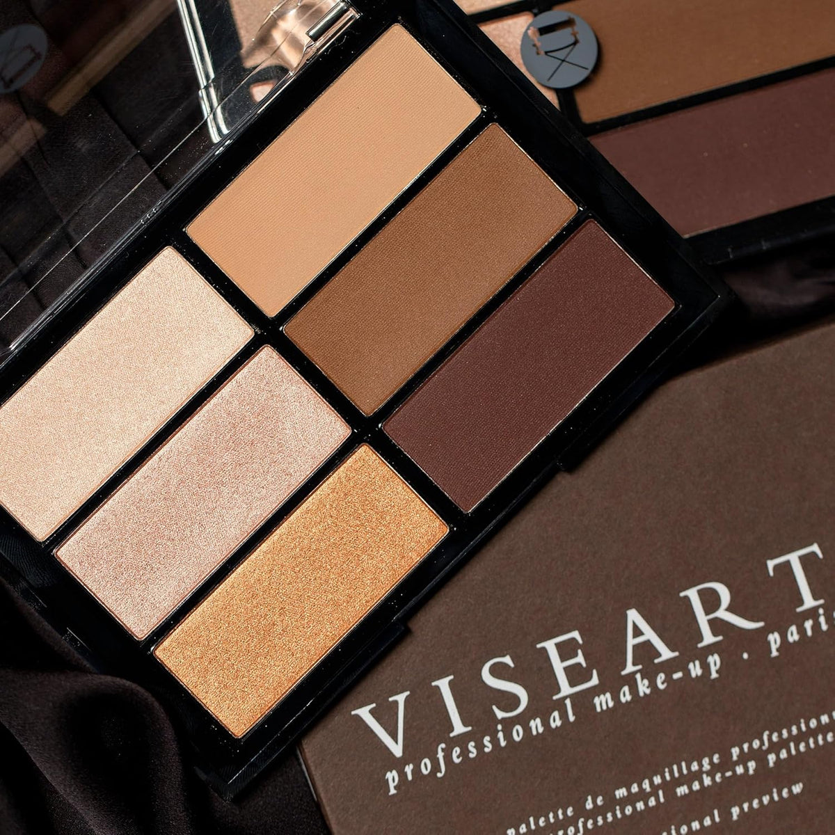 Viseart Paris Slimpro Pro Luxe Eyeshadow Palette (Highlight and Sculpting)
